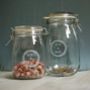 Bits And Bobs Personalised Glass Preserving Storage Jar, thumbnail 2 of 5