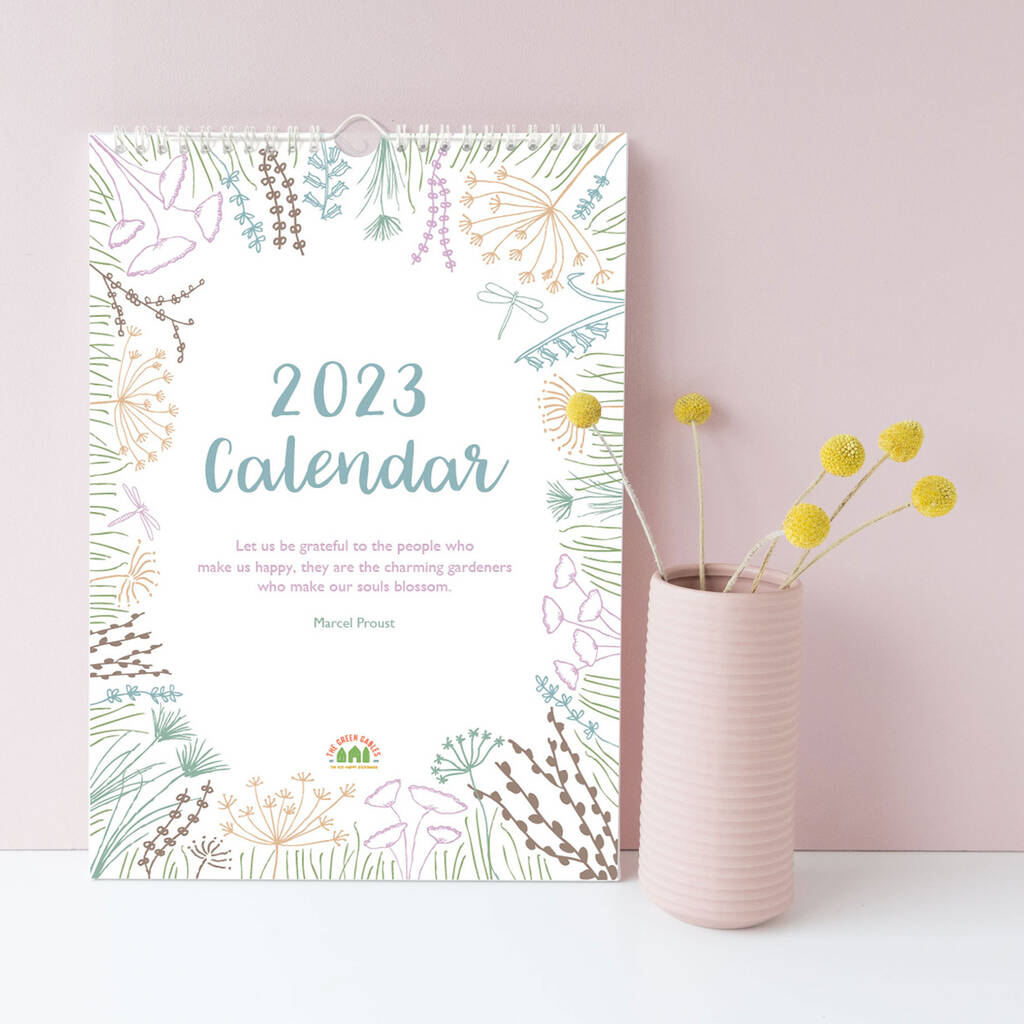 2023 Calendar Botanical A4, 1 of 3