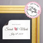 Fingerprint Heart Wedding Invitation And Save The Date, thumbnail 5 of 9