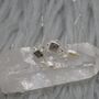 Labradorite Pearl Earrings: June Birthstone, thumbnail 5 of 7
