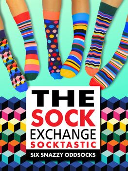 United Oddsocks The Sock Exchange Socktastic Men's Gift Box Set, 4 of 4