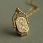 Victorian Vermeil Personalised Engraved Locket, thumbnail 6 of 6