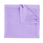 Wedding Handmade Polyester Knitted Pocket Square In Pastel Purple, thumbnail 1 of 8