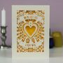 You're Just Like A Mum To Me Papercut Mother's Day Card, thumbnail 4 of 9