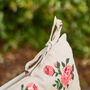 Set Of Two Tie On Country Rose Seat Pads, thumbnail 4 of 4