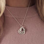 Personalised Family Names Heart Necklace, thumbnail 5 of 12