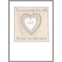 Personalised Couples Initials Wedding Anniversary Card, thumbnail 9 of 12