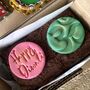 Personalised Diwali Twin Fudgey Brownies, thumbnail 1 of 6