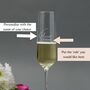 Personalised 'Mother Of The Bride' Champagne Flute, thumbnail 3 of 7