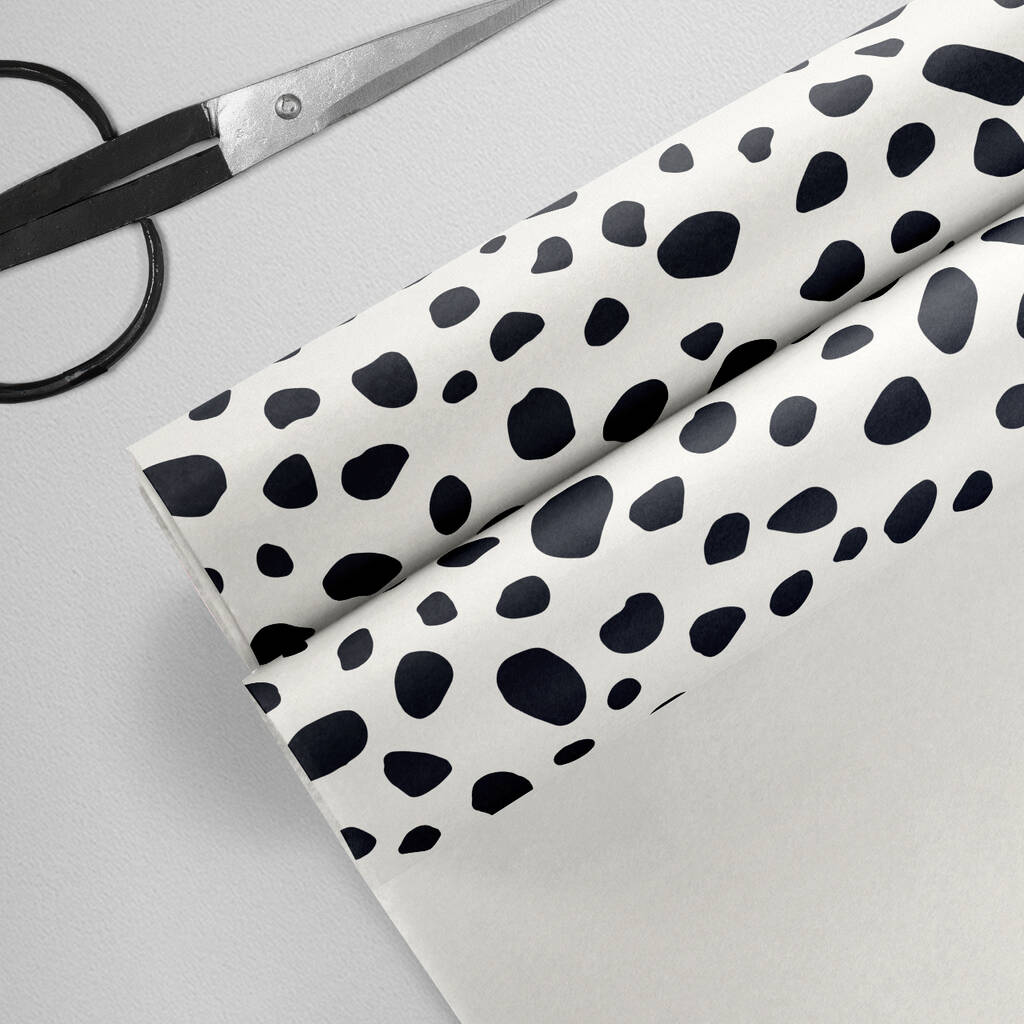 Polka Dot Luxury Wrapping Paper By Nova Cornwall