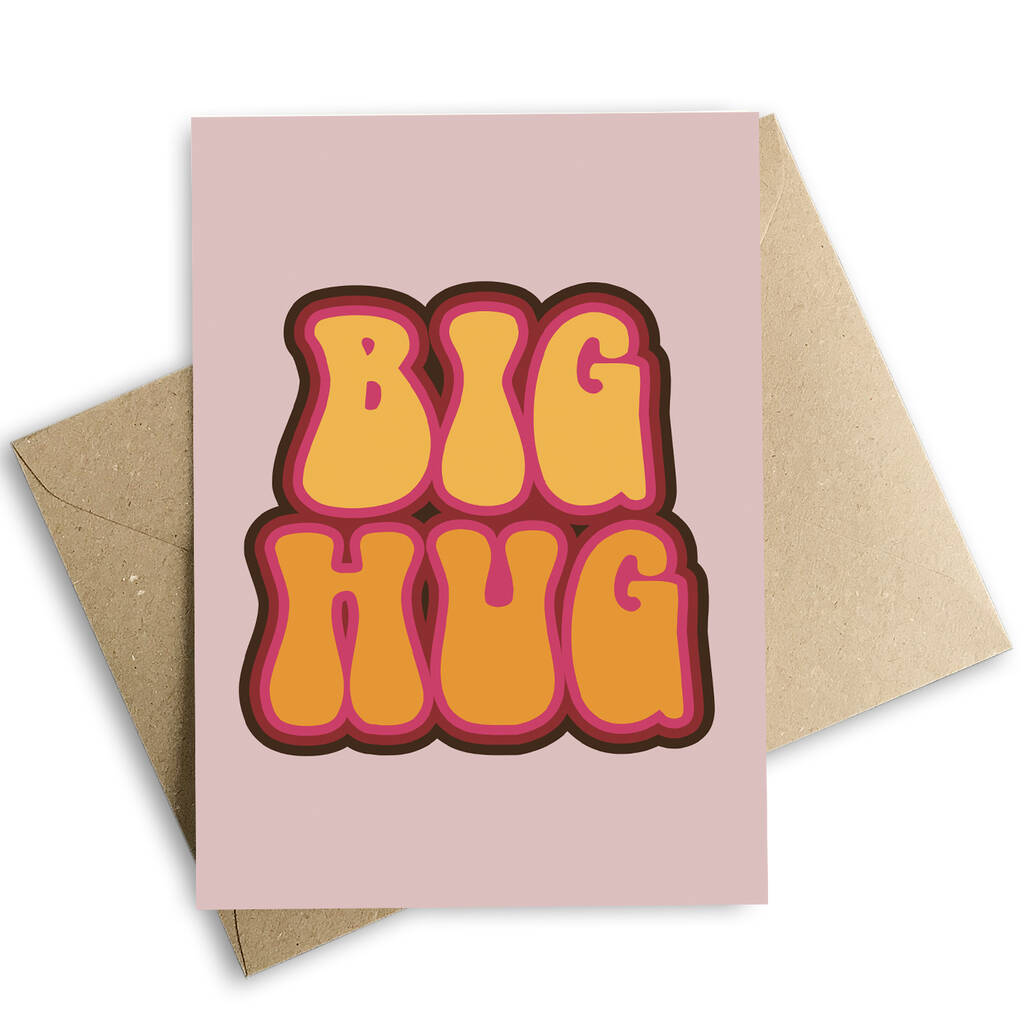 Big Hug Thinking Of You Card By Mimi & Mae