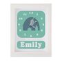Personalised Childrens Elephant Clock, thumbnail 7 of 10