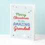 Amazing Grandad Christmas Card, thumbnail 1 of 3