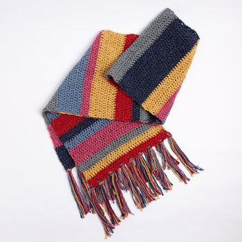 College Scarf Beginners Crochet Kit, 6 of 10