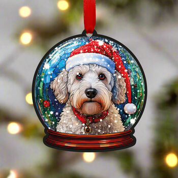 Bedlington Terrier Dog Tree Decoration, 2 of 2