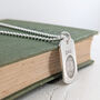 Silver Fingerprint Dog Tag, thumbnail 3 of 6