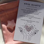 Blush Rose Quartz Crystal Star, thumbnail 3 of 5