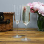 Personalised Script Name Champagne Flute Set Of Two, thumbnail 1 of 10