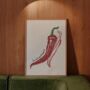 Chilli Pepper Kitchen Print, thumbnail 5 of 8