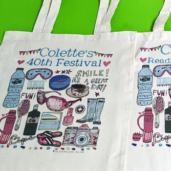 Personalised Festival Survival Bag, 8 of 12
