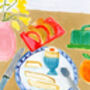 Egg And Soldiers Art Print Dippy Eggs Poster, thumbnail 2 of 6