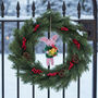 Handmade Felt Poppy The Pig Hanging Christmas Decoration, thumbnail 1 of 2