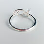 Sterling Silver Adjustable Fish Ring, thumbnail 4 of 6