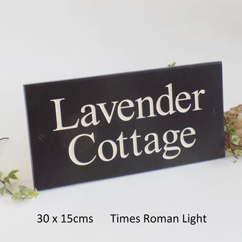 Personalised Slate House Sign, 2 of 12