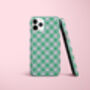 Smiley Checkered Phone Case, thumbnail 5 of 7