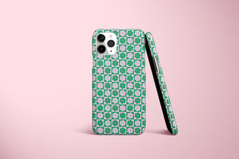 Smiley Checkered Phone Case, 5 of 7