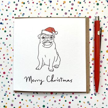 Personalised Dog Christmas Card, 8 of 11