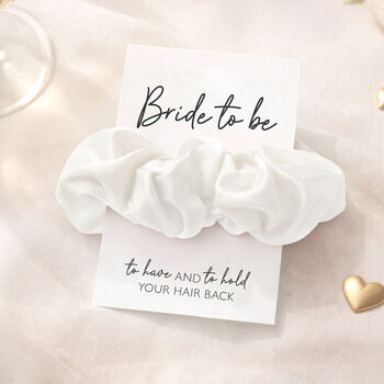 Hen Party Scrunchie Favours Lemon Yellow, 3 of 6