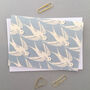 Pack Of Eight Bird Print Notecards, thumbnail 4 of 10