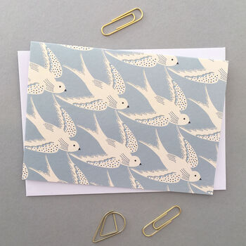 Pack Of Eight Bird Print Notecards, 4 of 10