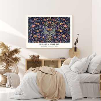 William Morris Landscape Butterfly Art Print, 2 of 3