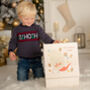 Personalised Retro Santa Christmas Eve Wooden Box, thumbnail 2 of 3