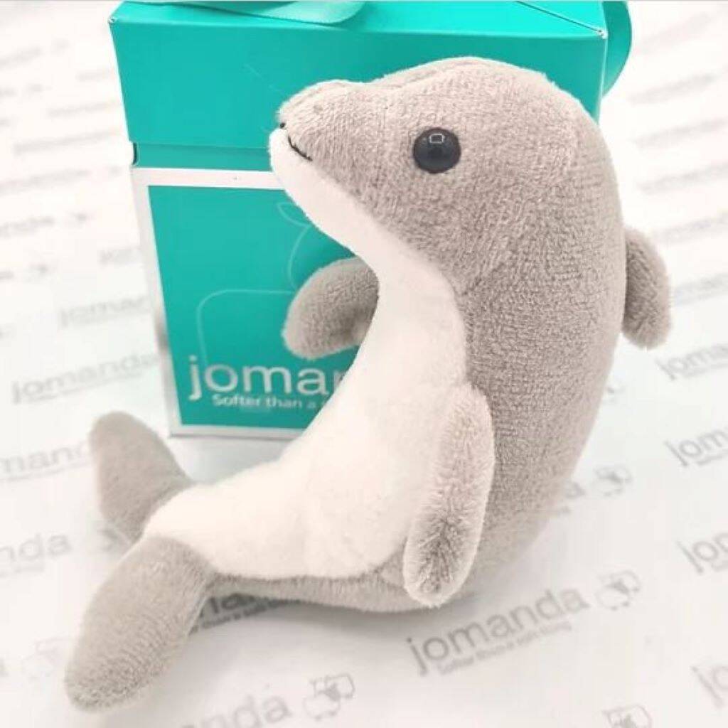 Mini Dolphin Soft Toy In Gift Box, 1 of 2