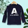 Personalised Alphabet Kids T Shirt, thumbnail 8 of 11