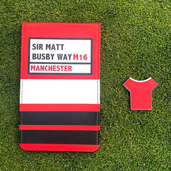 Man United Scorecard Holder And Marker Bundle, 3 of 3