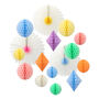 Pastel Honeycomb Decoration Kit, thumbnail 1 of 3