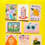 Three Birthday Greetings Card Bundle, thumbnail 3 of 4