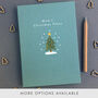 Personalised Christmas A5 Cloth Bound Notebook, thumbnail 1 of 8