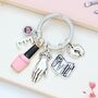 Nail Technician Personalised Keyring Nail Tech Thank You, thumbnail 1 of 11