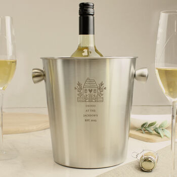 Personalised New Home Ice Bucket, 2 of 2