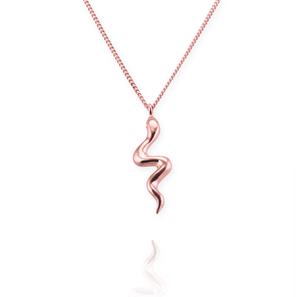Tiny Snake Pendant By Jana Reinhardt | notonthehighstreet.com