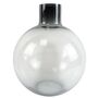 Extra Large 40cm Grey Smoke Bottle Glass Vase, thumbnail 6 of 6