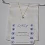 Sterling Silver Evil Eye Dainty Necklace, thumbnail 6 of 7