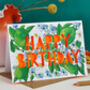 Neon Fruity Floral Birthday Six Pack, thumbnail 6 of 8