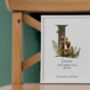 Personalised Woodland Baby Birth Print With Quote, thumbnail 5 of 6