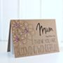 Personalised Mother's Day Card, Blooming Wonderful, thumbnail 3 of 5